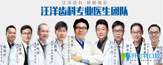 以吴健雄等为代表的汪洋齿科专业医生团队名单
