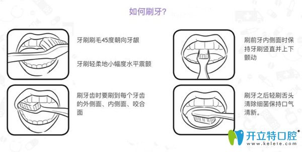 正确的刷牙方法