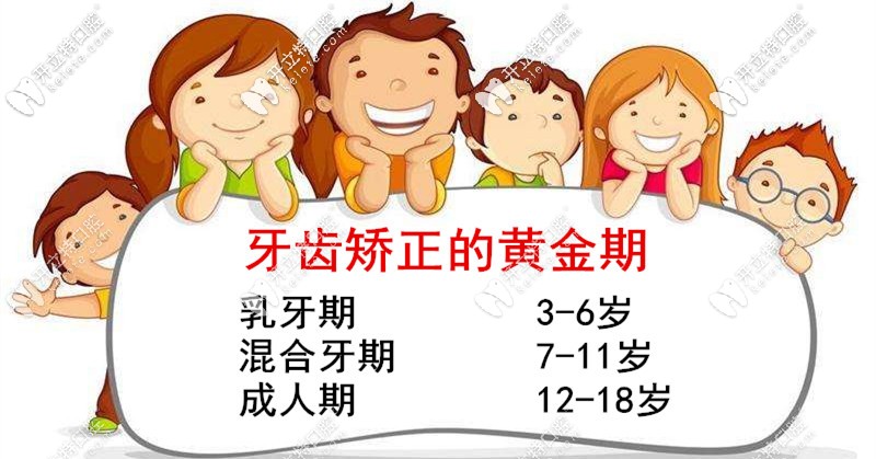 牙齿矫正的黄金期 牙齿矫正的黄金期