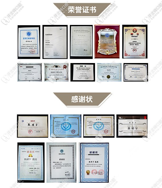 熊医生所得的荣誉 熊医生所得的荣誉