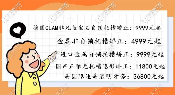 9999元起就能做德国非凡glam蓝宝石托槽,烟台德韩这价不贵