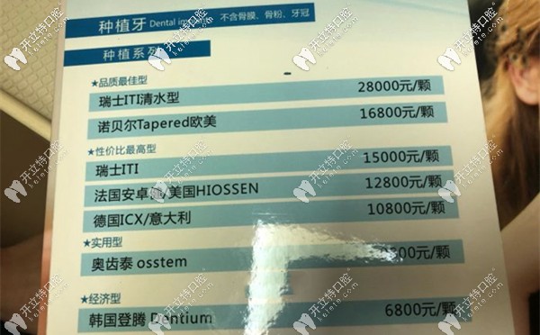 天河区盛康苑牙科种牙价格表 天河区盛康苑牙科种牙价格表