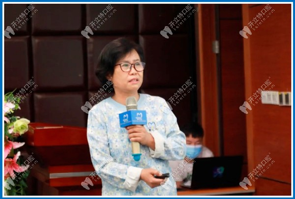 总护士长吕伟明发言