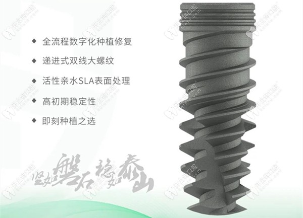泰山种植体的外观设计效果